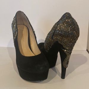 Enzo Angiolini Eabaladeva Embellished Heel Shoe
